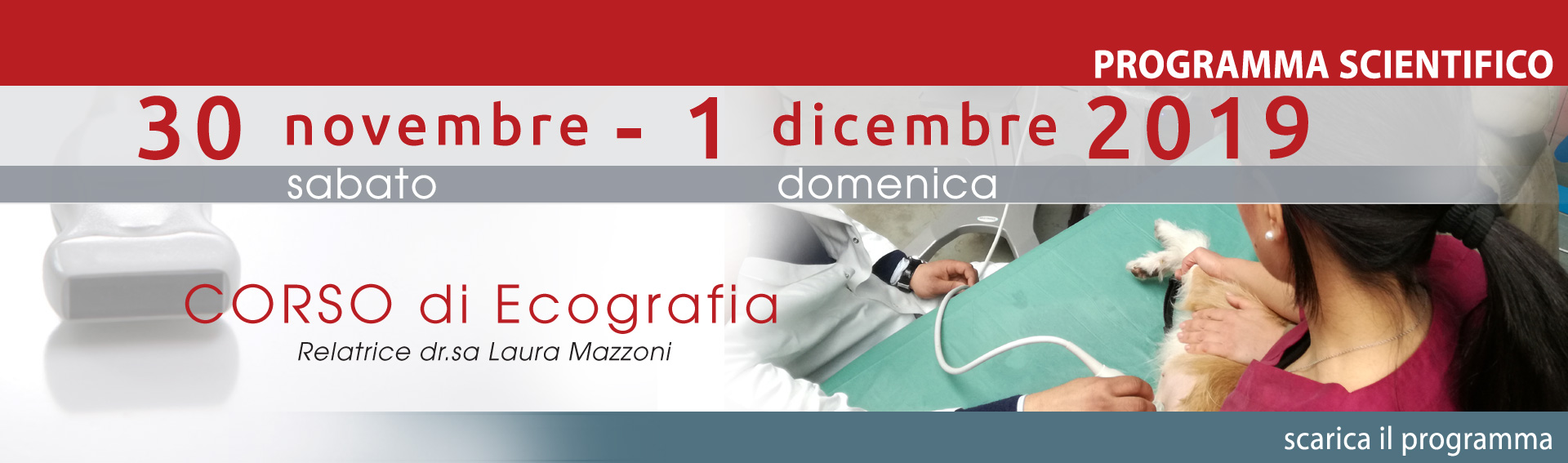 corso ecografia novembre 2019